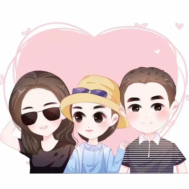 向劳动者致敬，一组好看的动漫头像，全家福图片设计