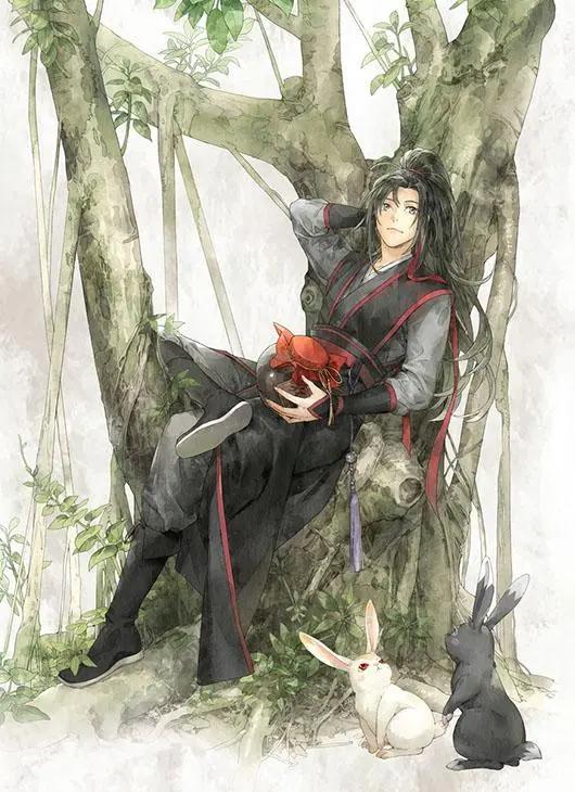 《魔道祖师》可做壁纸的动画图，射日之征很还原，汪叽提醒你学习