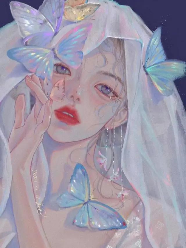 高冷御姐范动漫头像｜送给特别的你们