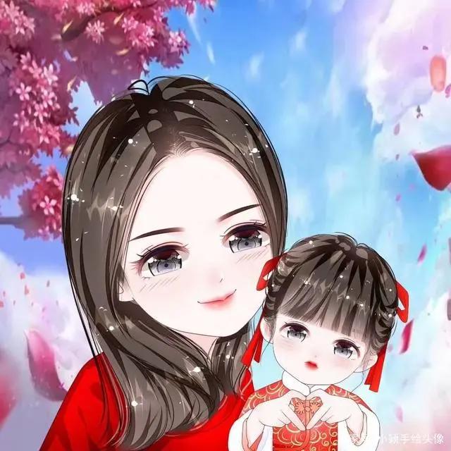 动漫亲子图片，超萌母子头像合集，好看吗？