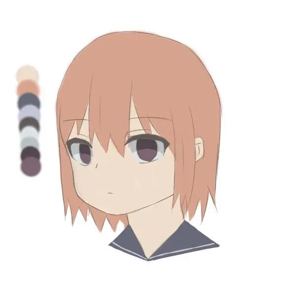 教你10分钟画出动漫头像，0基础也能学会