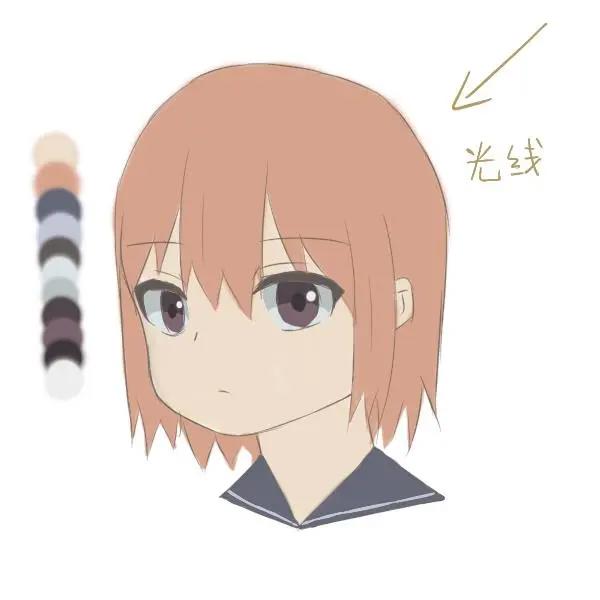 教你10分钟画出动漫头像，0基础也能学会