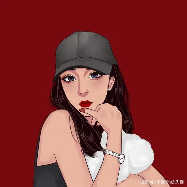 认真生活，成就幸福，唯美卡通漫画头像