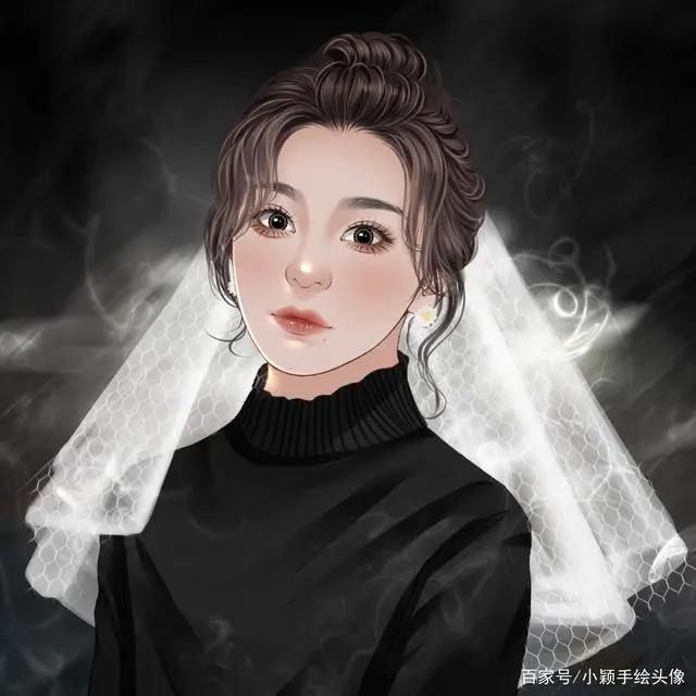 认真生活，成就幸福，唯美卡通漫画头像