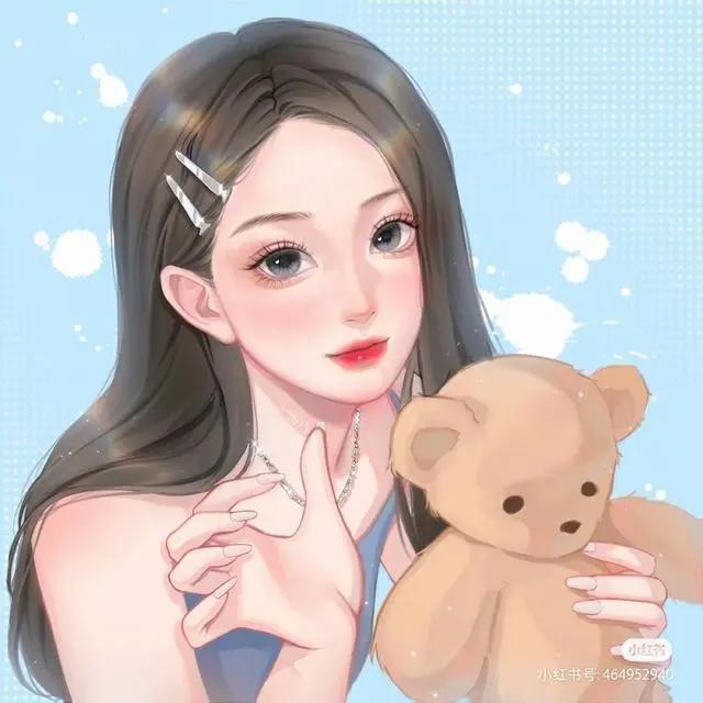 高颜值！可甜可御的手绘动漫女头像