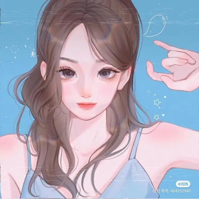 高颜值！可甜可御的手绘动漫女头像