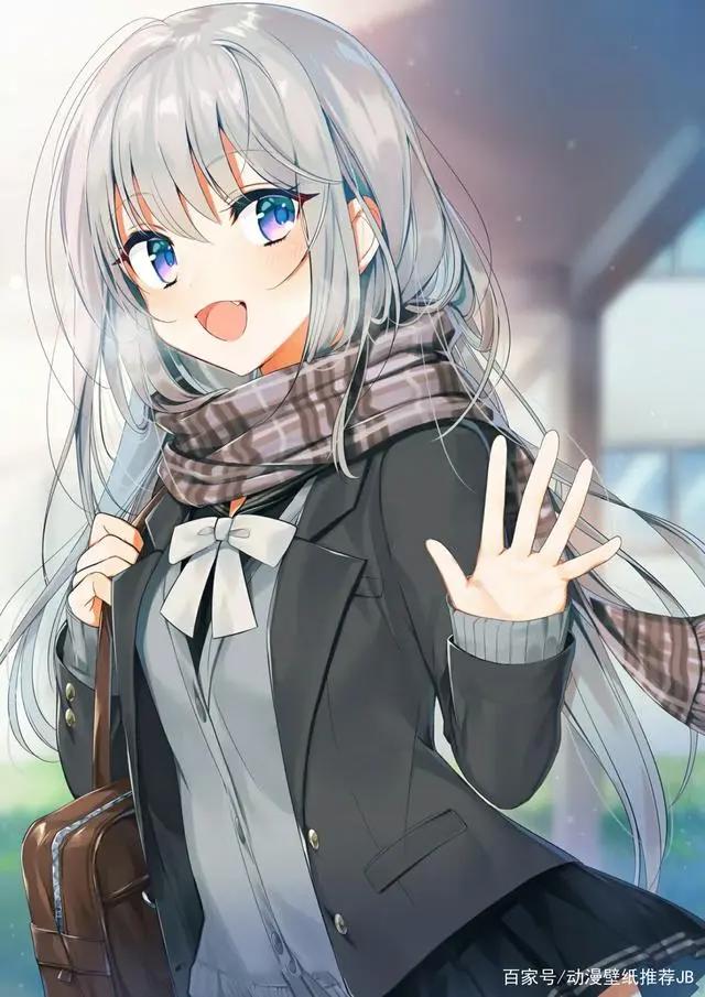 动漫二次元美女图片jk小姐姐高清壁纸