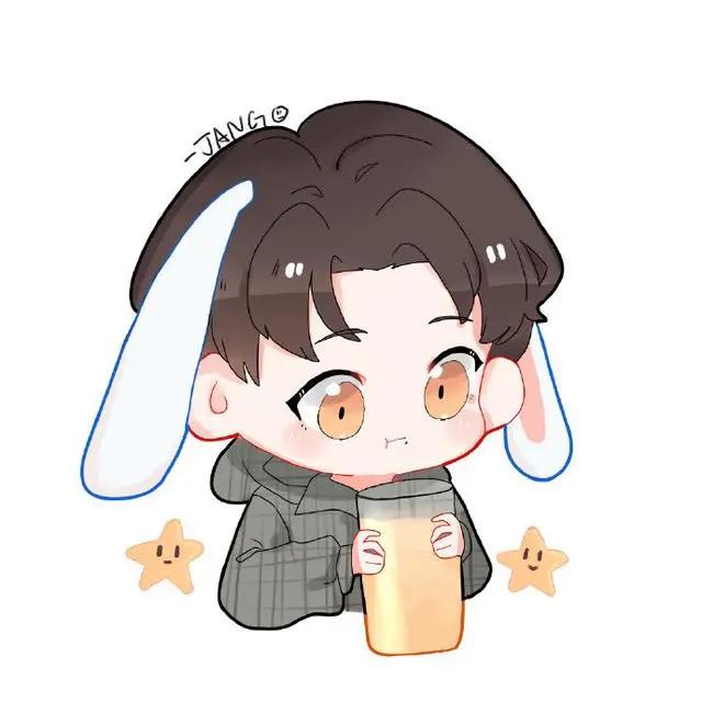 肖战q版动漫插画，超可爱的肖战q版头像，拿去当作头像用！