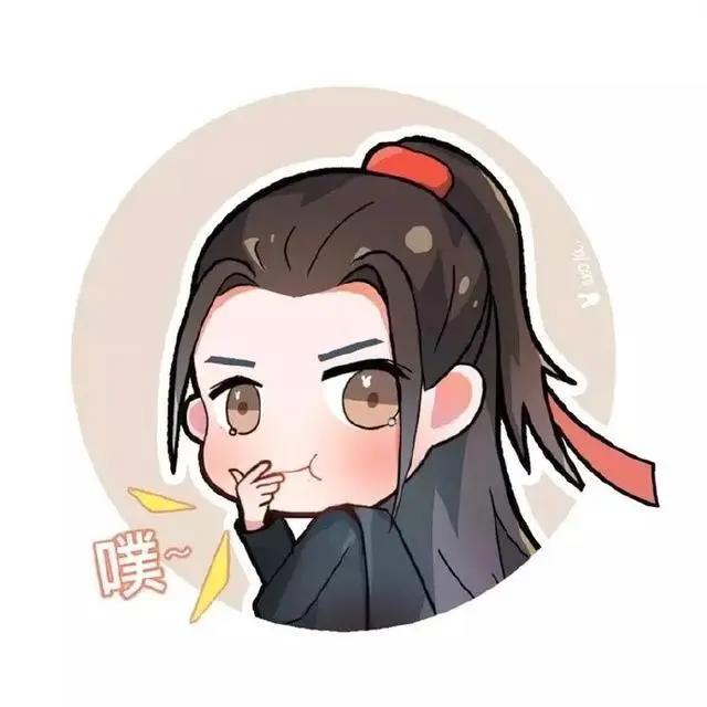 肖战q版动漫插画，超可爱的肖战q版头像，拿去当作头像用！