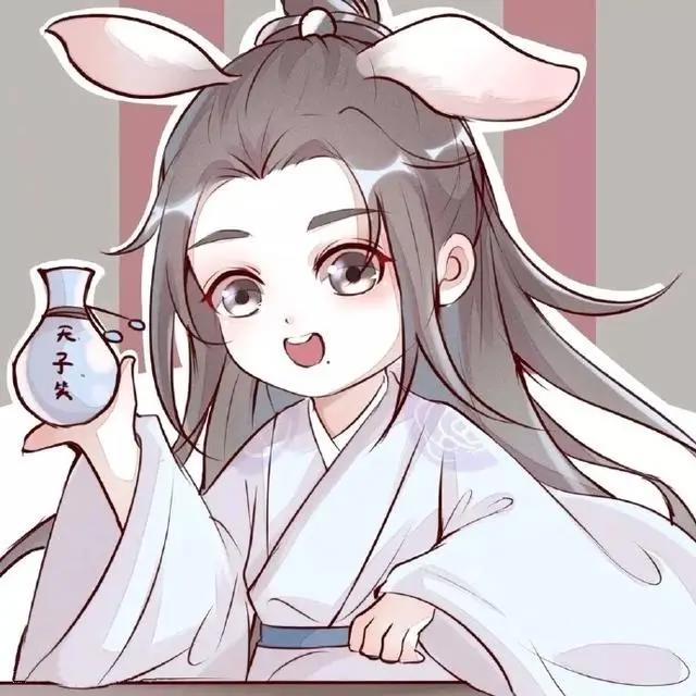 肖战q版动漫插画，超可爱的肖战q版头像，拿去当作头像用！