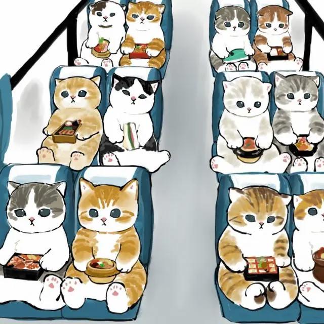 精选动漫猫咪美图，每张都“萌化了”，铲屎官：好可爱，我全要了