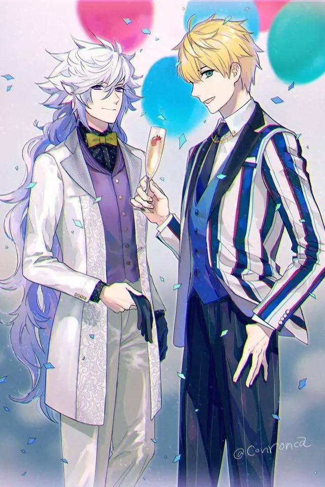 精选一组二次元动漫里色彩分明又好看的人物和景色配色美图~