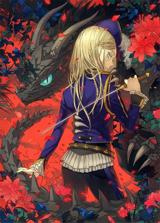 精选一组二次元动漫里色彩分明又好看的人物和景色配色美图~