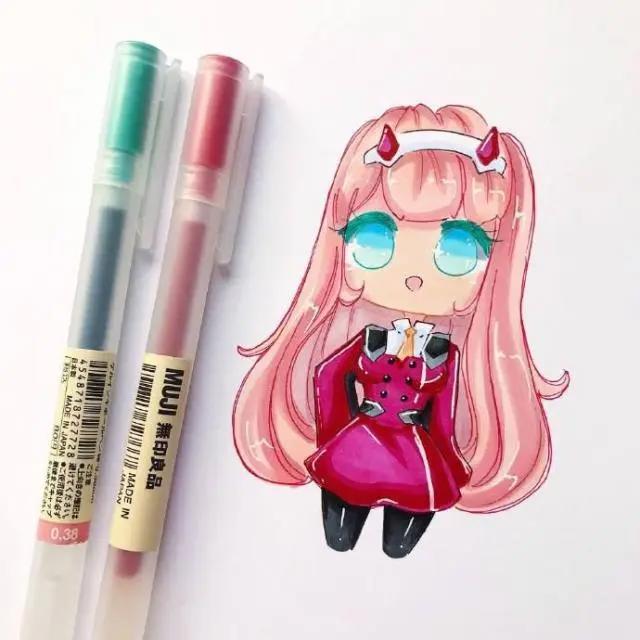 Q版动漫人物手绘图片集，建议初学者收藏的马克笔手绘素材