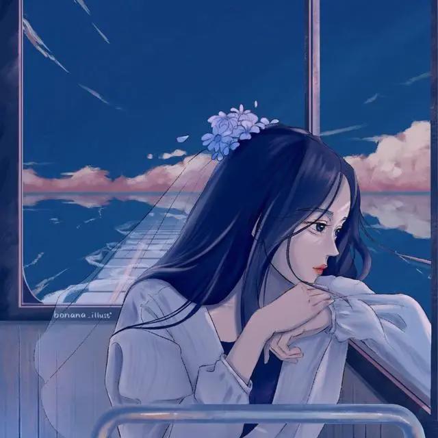 ins风小清新头像，男女生动漫头像集，超好看的精品插画！