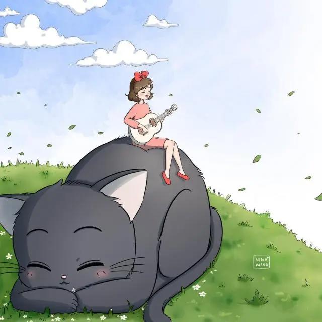 ins风小清新头像，男女生动漫头像集，超好看的精品插画！