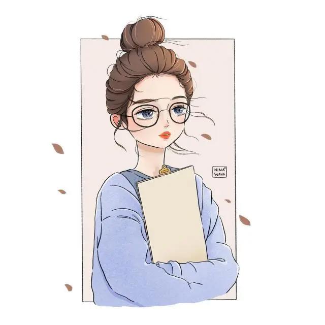 ins风小清新头像，男女生动漫头像集，超好看的精品插画！