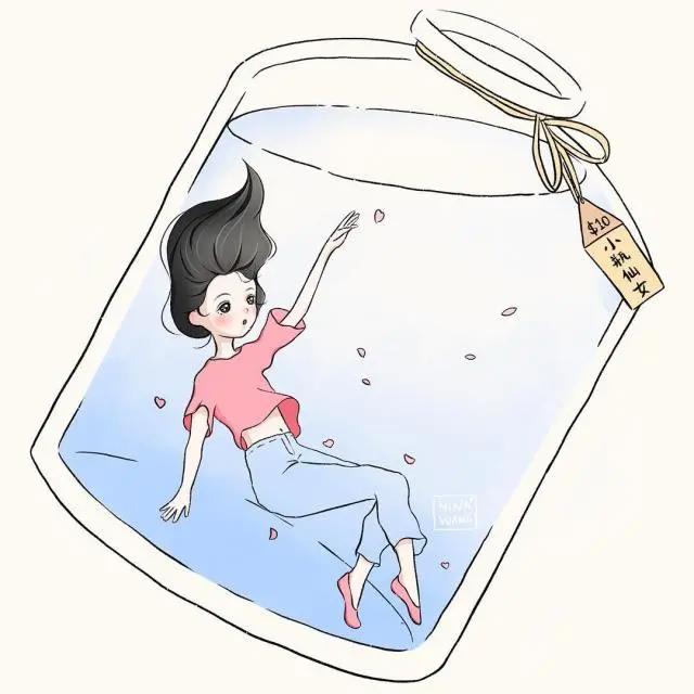 ins风小清新头像，男女生动漫头像集，超好看的精品插画！