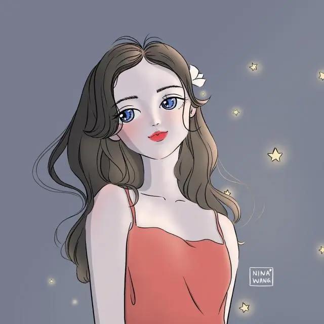 ins风小清新头像，男女生动漫头像集，超好看的精品插画！