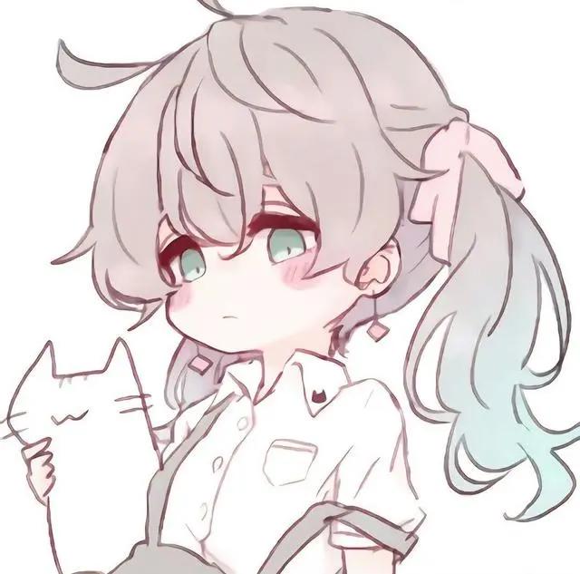 萌系可爱的动漫女生头像