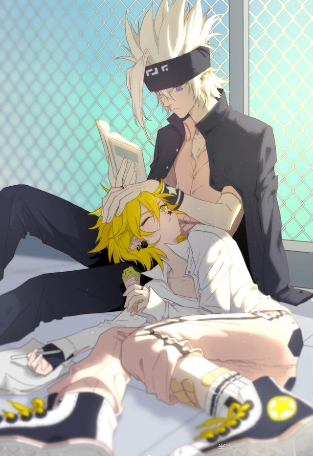 情侣插画动漫头像学习欣赏素材大全合集，双人漫画插图壁纸素材