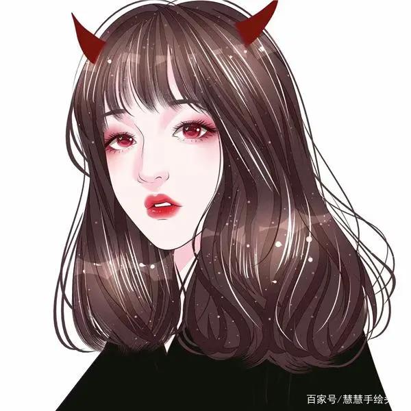 独一无二与众不同头像手绘头像图片女动漫手绘漫画卡通头像女生