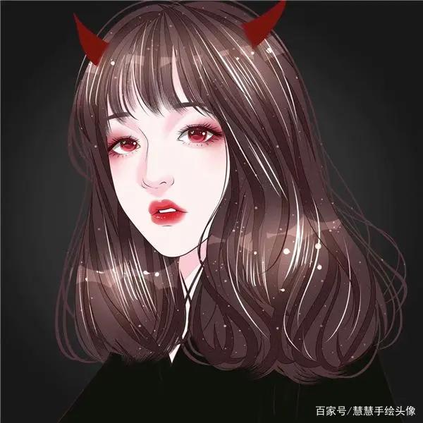 独一无二与众不同头像手绘头像图片女动漫手绘漫画卡通头像女生