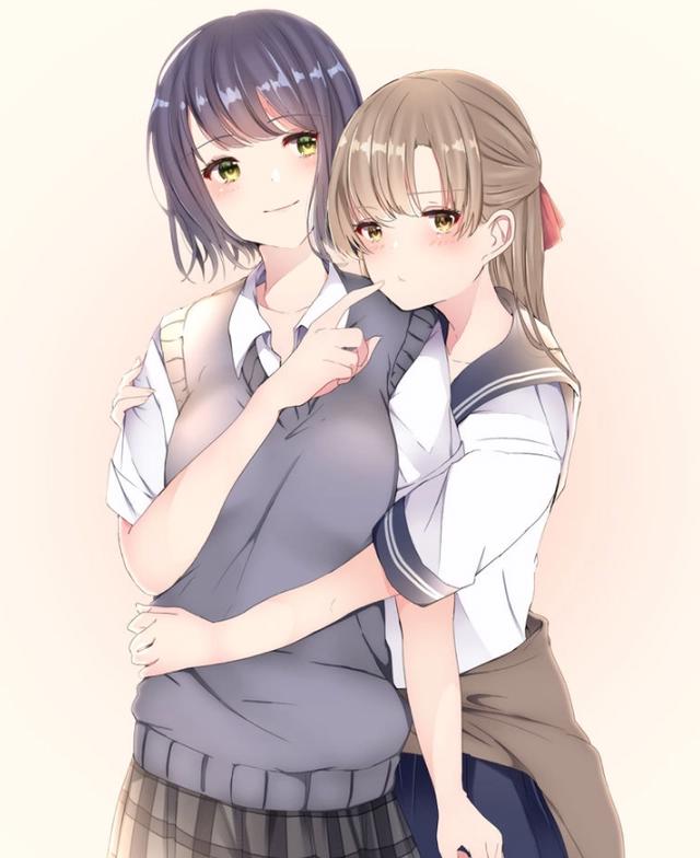 红月未来动漫少女图片