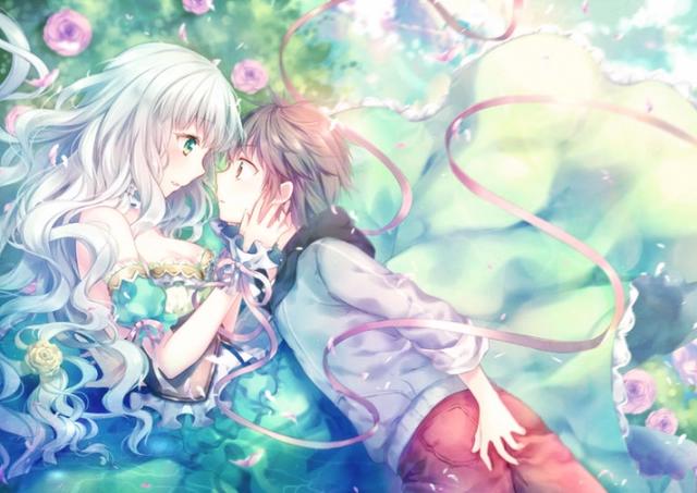 红月未来动漫少女图片