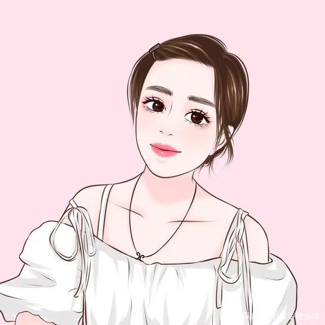 卡通手绘头像，成熟也能很可爱，卡通同样很稳重