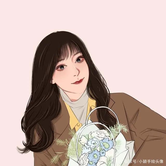 卡通手绘头像，成熟也能很可爱，卡通同样很稳重