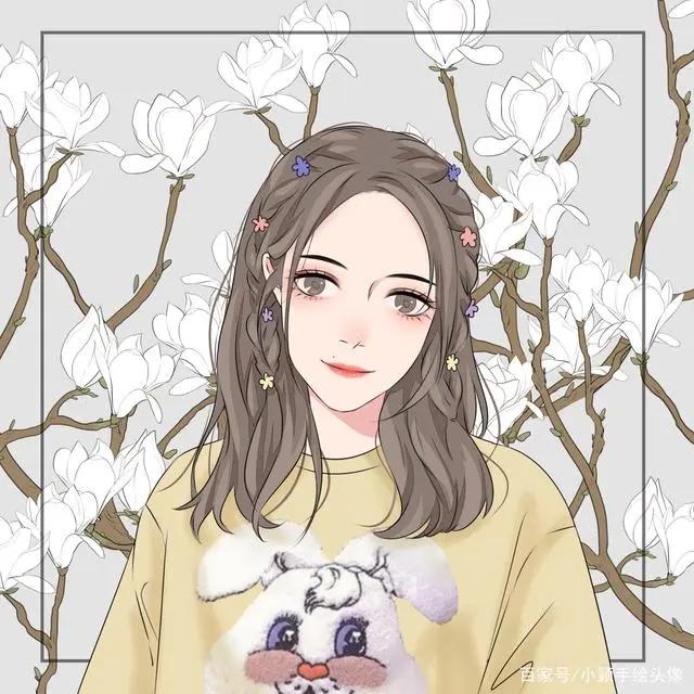 卡通手绘头像，成熟也能很可爱，卡通同样很稳重