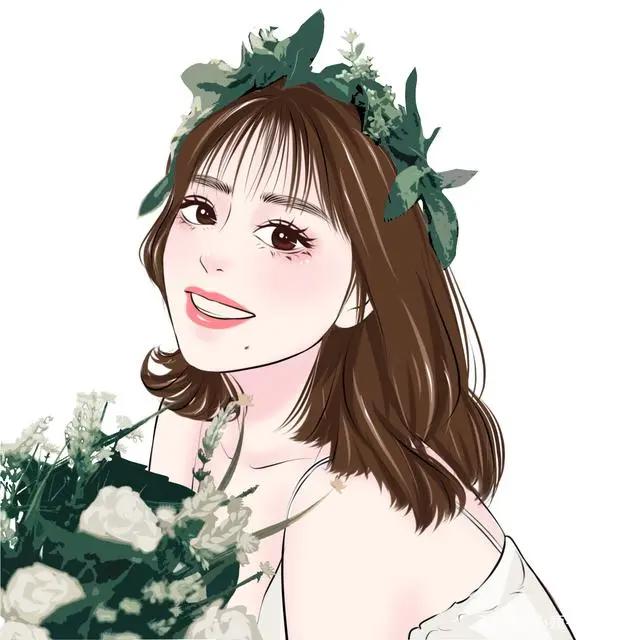 精致漫画图片，平常心面对生活，用头像记录成长