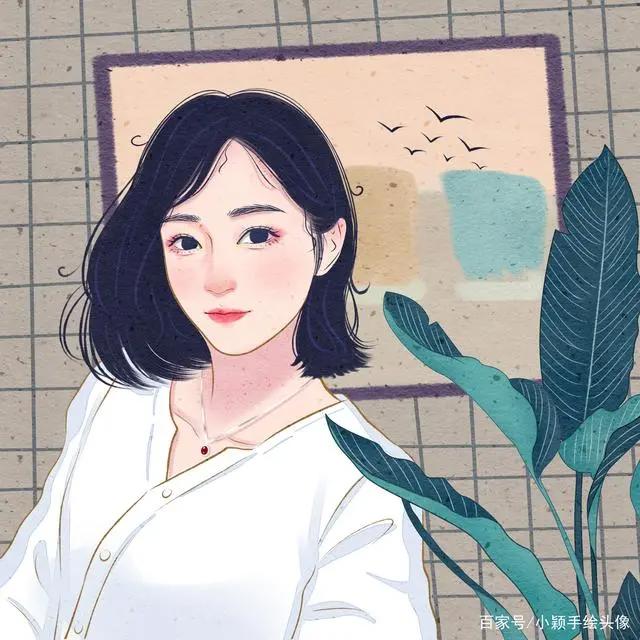 精致漫画图片，平常心面对生活，用头像记录成长