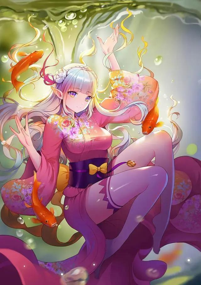 27张动漫少女集｜第354回；4K壁纸插画绘画图片绘画写真