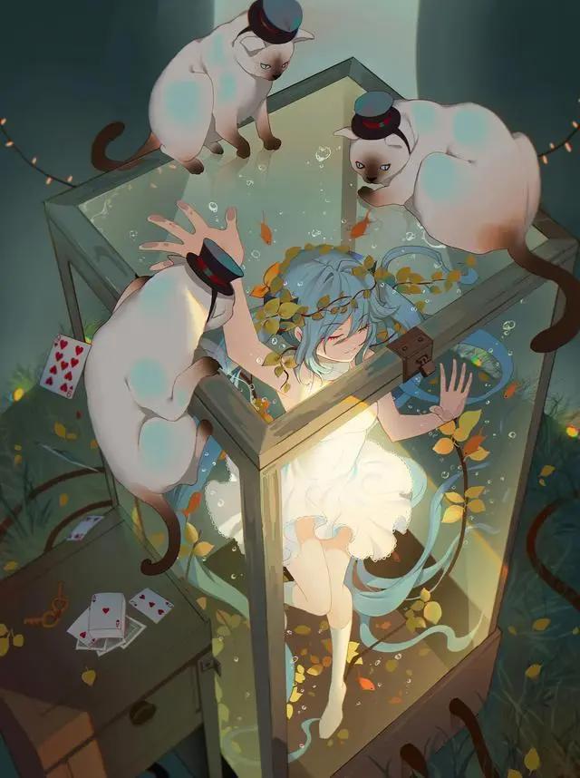 27张动漫少女集｜第354回；4K壁纸插画绘画图片绘画写真