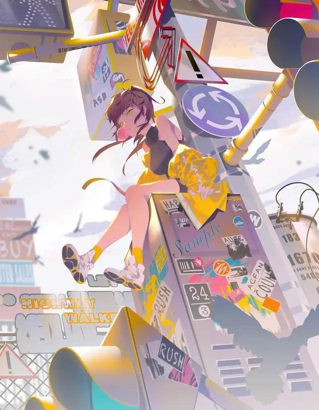 27张动漫少女集｜第354回；4K壁纸插画绘画图片绘画写真