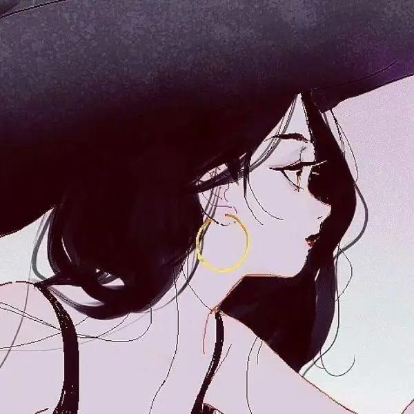 动漫头像｜小众简约高冷的卡通动漫头像