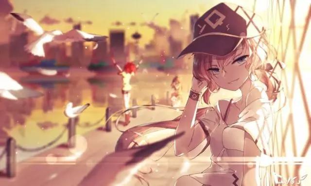 二次元笔记本壁纸：动漫少女美图，超卡哇伊！