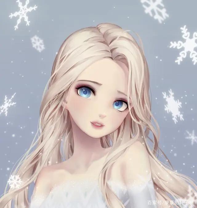 选择：30张女孩卡通头像