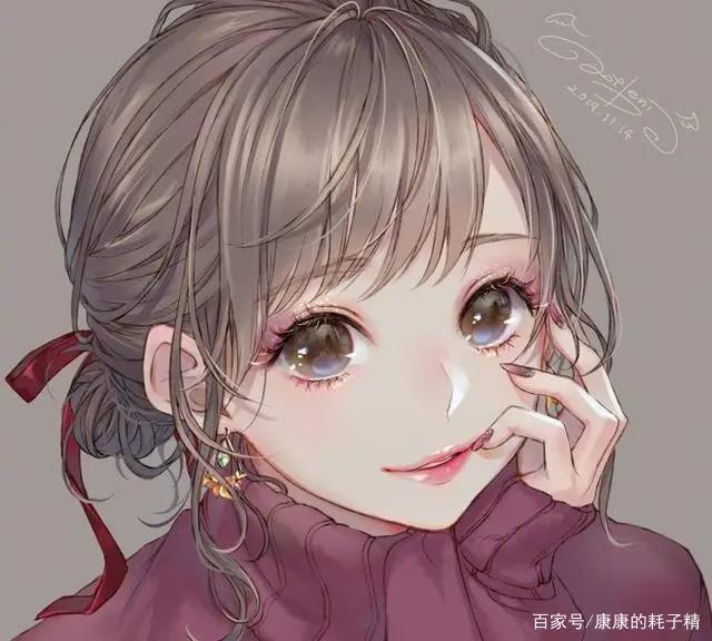 选择：30张女孩卡通头像