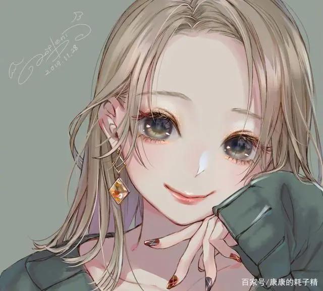 选择：30张女孩卡通头像