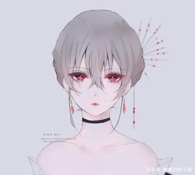 选择：30张女孩卡通头像