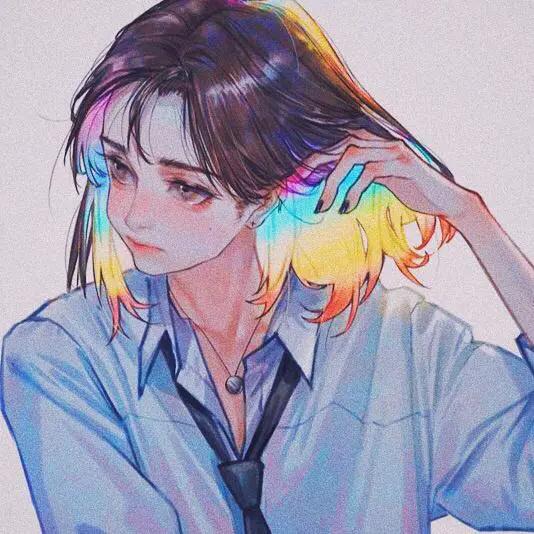 动漫头像简约氛围感超强的卡通动漫头像