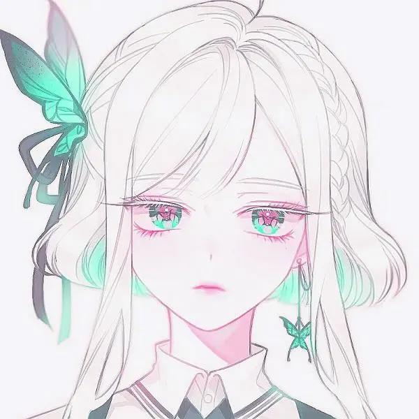 「女生头像精选」手绘、卡通、动漫