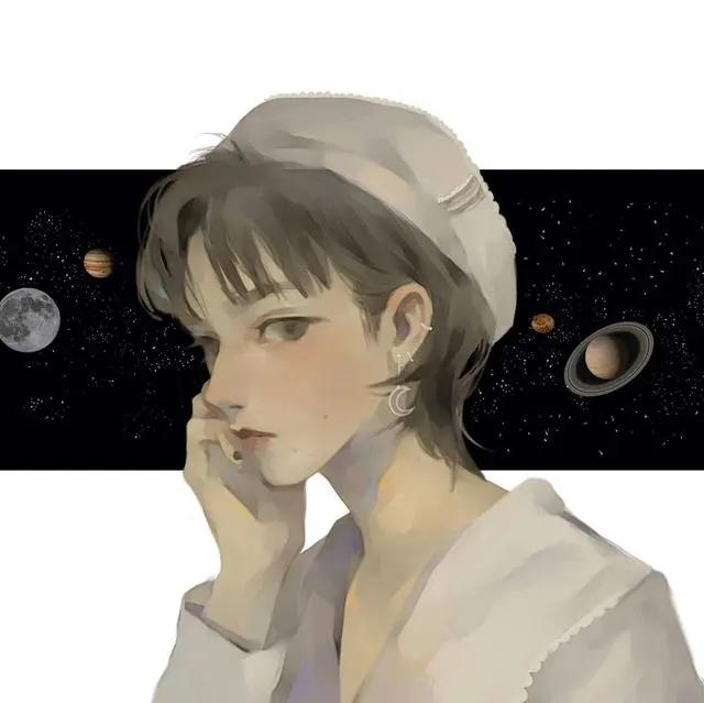 「女生头像精选」手绘、卡通、动漫