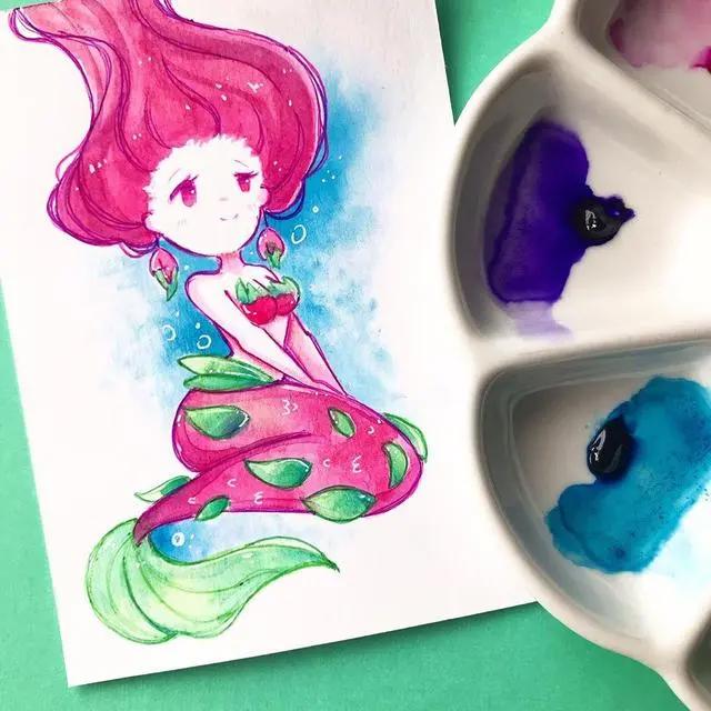 超可爱的q版动漫人物插画集，萌萌哒的小姐姐，每一张都超好看