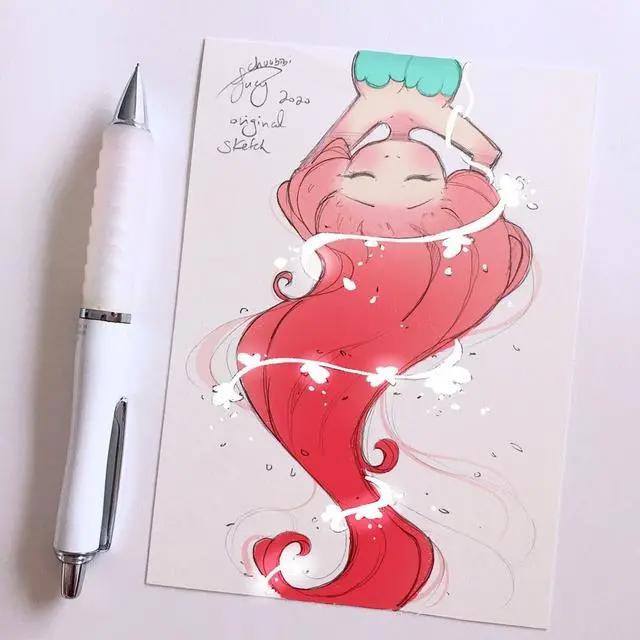 超可爱的q版动漫人物插画集，萌萌哒的小姐姐，每一张都超好看