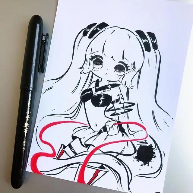 超可爱的q版动漫人物插画集，萌萌哒的小姐姐，每一张都超好看