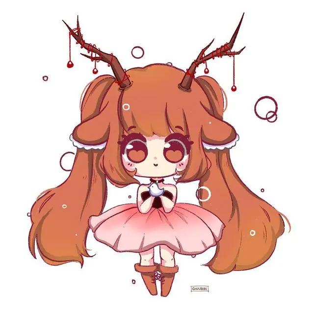 超可爱的q版动漫人物插画集，萌萌哒的小姐姐，每一张都超好看